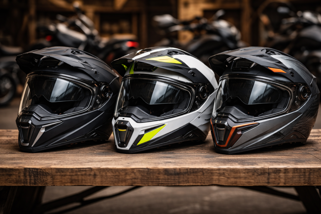 Melhores capacetes big trail para viagens e aventuras de moto, modelos robustos com viseira ampla e design para touring.